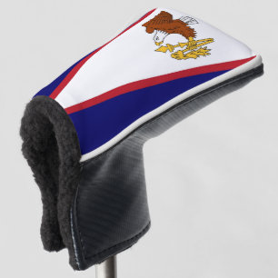 Golfputter Hoesje met vlag van Amerikaans-Samoa Golfheadcover
