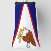 Golfputter Hoesje met vlag van Amerikaans-Samoa Golfheadcover (Draai 90)