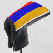 Golfputter Hoesje met vlag van Armenië Golfheadcover (3/4 voorkant)