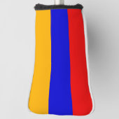 Golfputter Hoesje met vlag van Armenië Golfheadcover (Draai 90)