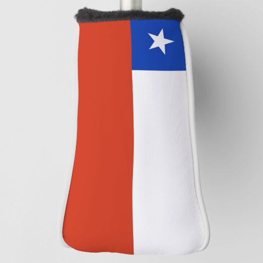 Golfputter Hoesje met vlag van Chili Golfheadcover (Draai 90)