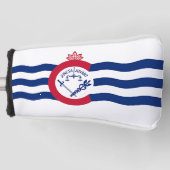 Golfputter Hoesje met vlag van Cincinnati, Verenig Golfheadcover (Voorkant)