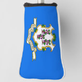 Golfputter Hoesje met vlag van Connecticut, Vereni Golfheadcover (Draai 90)