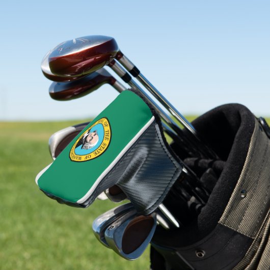 Golfputter Hoesje met vlag van de staat Washington Golfheadcover (Insitu)