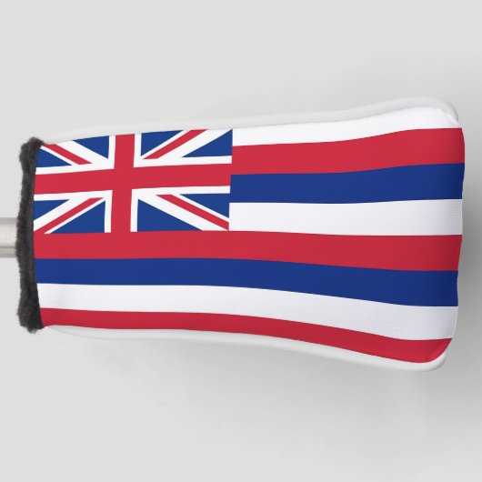 Golfputter Hoesje met vlag van Hawaï, Verenigde St Golfheadcover (Voorkant)