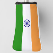 Golfputter Hoesje met vlag van Indië Golfheadcover (Draai 90)