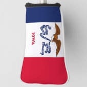 Golfputter Hoesje met vlag van Iowa, Verenigde Sta Golfheadcover (Draai 90)