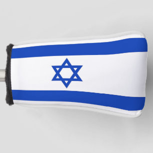 Golfputter Hoesje met vlag van Israel Golfheadcover