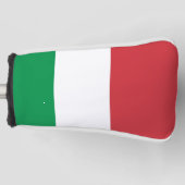 Golfputter Hoesje met vlag van Italië Golfheadcover (Voorkant)