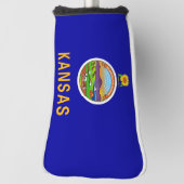Golfputter Hoesje met vlag van Kansas, Verenigde S Golfheadcover (Draai 90)
