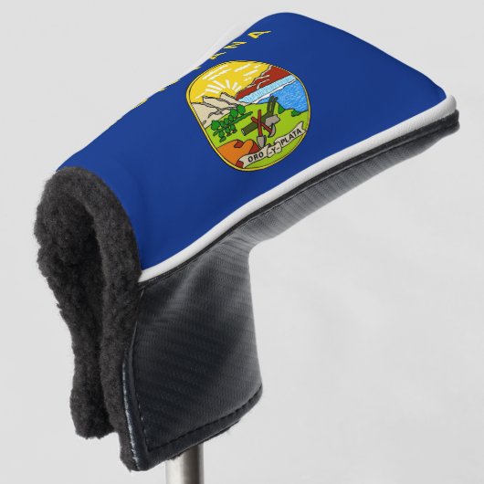 Golfputter Hoesje met vlag van Montana, Verenigde  Golfheadcover (3/4 voorkant)