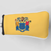Golfputter Hoesje met vlag van New Jersey, Verenig Golfheadcover (Voorkant)