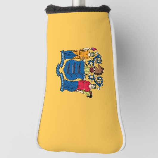 Golfputter Hoesje met vlag van New Jersey, Verenig Golfheadcover (Draai 90)