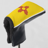 Golfputter Hoesje met vlag van New Mexico, Verenig Golfheadcover (3/4 voorkant)