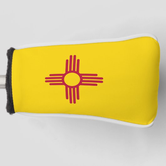 Golfputter Hoesje met vlag van New Mexico, Verenig Golfheadcover (Voorkant)