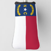 Golfputter Hoesje met vlag van North Carolina, Ver Golfheadcover (Draai 90)