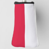 Golfputter Hoesje met vlag van Polen Golfheadcover (Draai 90)