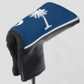 Golfputter Hoesje met vlag van South Carolina, Ver Golfheadcover (3/4 voorkant)
