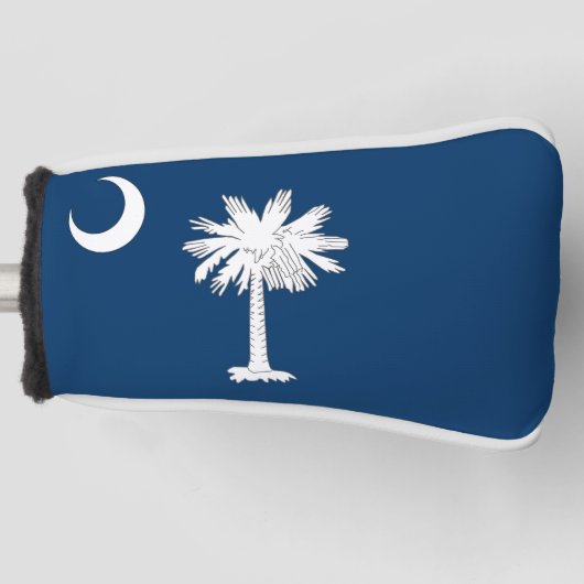 Golfputter Hoesje met vlag van South Carolina, Ver Golfheadcover (Voorkant)
