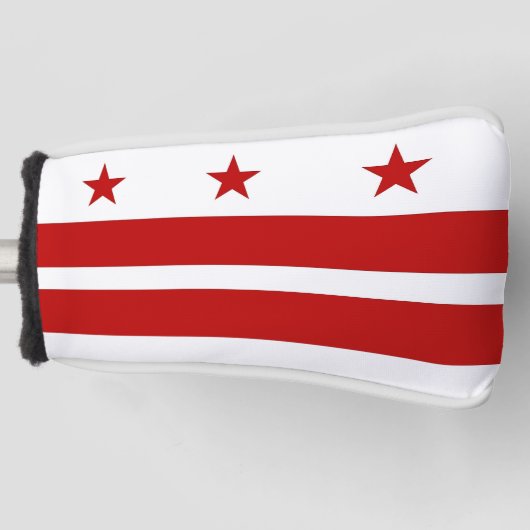 Golfputter Hoesje met vlag van Washington DC, Vere Golfheadcover (Voorkant)