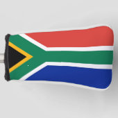 Golfputter Hoesje met vlag van Zuid-Afrika Golfheadcover (Voorkant)