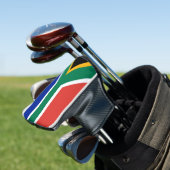Golfputter Hoesje met vlag van Zuid-Afrika Golfheadcover (Insitu)