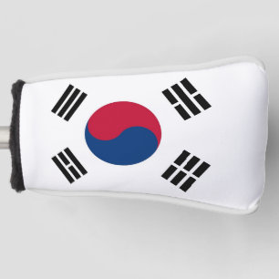 Golfputter Hoesje met vlag van Zuid-Korea Golfheadcover