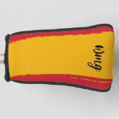 Golfputter Hoesje - Spaans Inspiratie Golfheadcover (Voorkant)