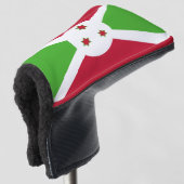 Golfputterhoes met vlag van Burundi Golfheadcover (3/4 voorkant)