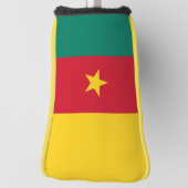 Golfputterhoes met vlag van Kameroen Golfheadcover (Draai 90)