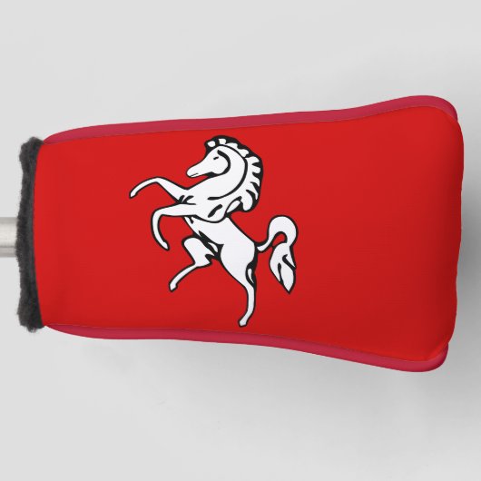 Golfputterhoes met vlag van Kent, Engeland Golfheadcover (Voorkant)