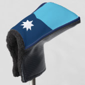 Golfputterhoes met vlag van Minnesota, VS Golfheadcover (3/4 voorkant)