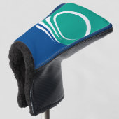 Golfputterhoes met vlag van Ottawa, Canada Golfheadcover (3/4 voorkant)