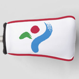 Golfputterhoes met vlag van Seoul, Zuid-Korea Golfheadcover