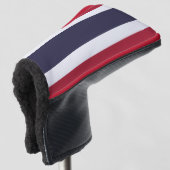 Golfputterhoes met vlag van Thailand Golfheadcover (3/4 voorkant)