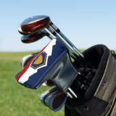 Golfputterhoes met vlag van Utah, VS Golfheadcover (Insitu)