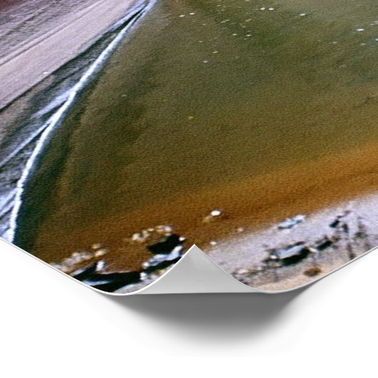 Golfreflectie Poster (Hoek)