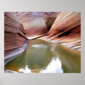 Golfreflectie Poster (Voorkant)