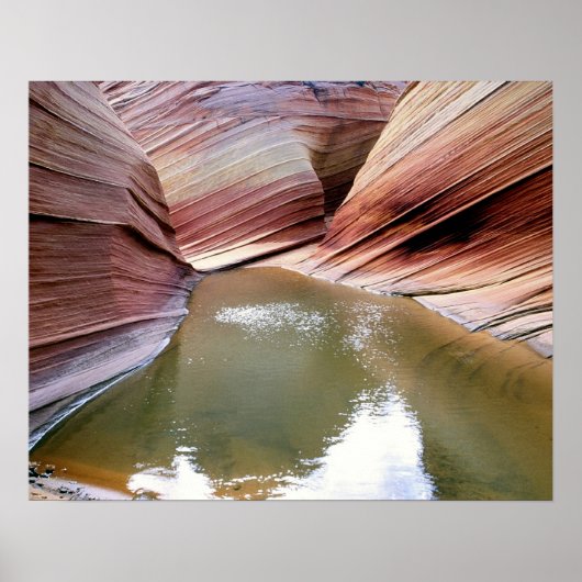 Golfreflectie Poster (Voorkant)