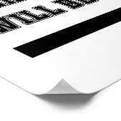 Golfregels van kracht - Groot Poster (Hoek)