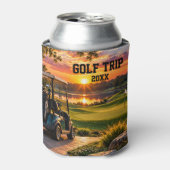 Golfreis Crew Kan Koeler Aangepaste Golf Uitstap (Blikje Voorkant)