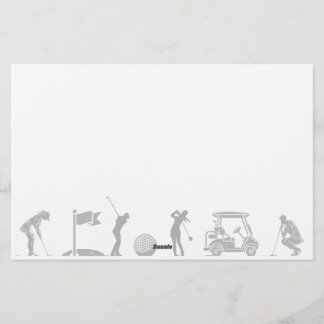 Golfreis: Van T-shirt naar groen Briefpapier