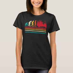Golfretrofstijlevolutie van Man T-shirt