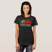 Golfretrofstijlevolutie van Man T-shirt (Voorkant volledig)