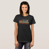 Golfretrofstijlevolutie van Man T-shirt (Voorkant volledig)