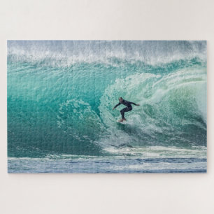 Golfrijder Surfsporten Blauwe Oceaan Legpuzzel