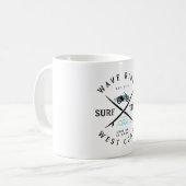 Golfrijder Surftijd Koffiemok (Voorkant links)