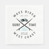 Golfrijder Surftijd Servet (Voorkant)
