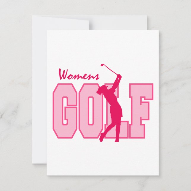 Golfroze voor vrouwen (Voorkant)