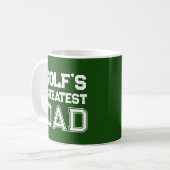 'Golf's Grootste Papa' Foto Fun Vaderdag Cadeau Koffiemok (Voorkant links)